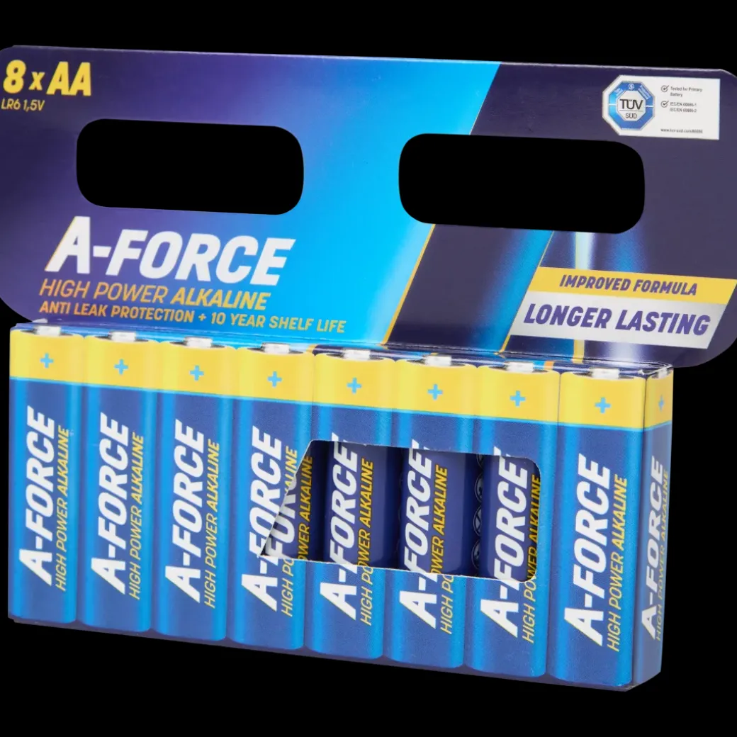 A-Force High Power Alkaline batterijen AA 8 Stuks | Action NL
