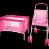 Dolly Star poppenwagen en -bedje | Action NL