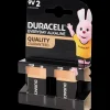 Duracell Everyday Alkaline batterijen 9 volt 2 Stuks | Action NL