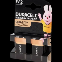 Duracell Everyday Alkaline batterijen 9 volt 2 Stuks | Action NL
