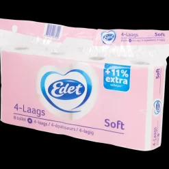 Edet Soft toiletpapier 8 Stuks | Action NL
