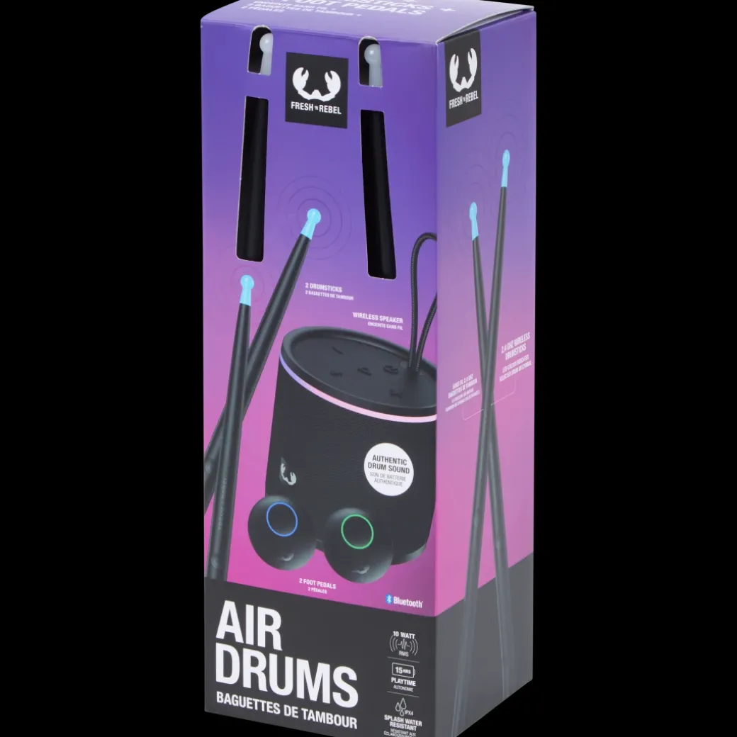 Fresh ’n Rebel Draadloze Bluetooth drumsticks set Air Drums | Action NL