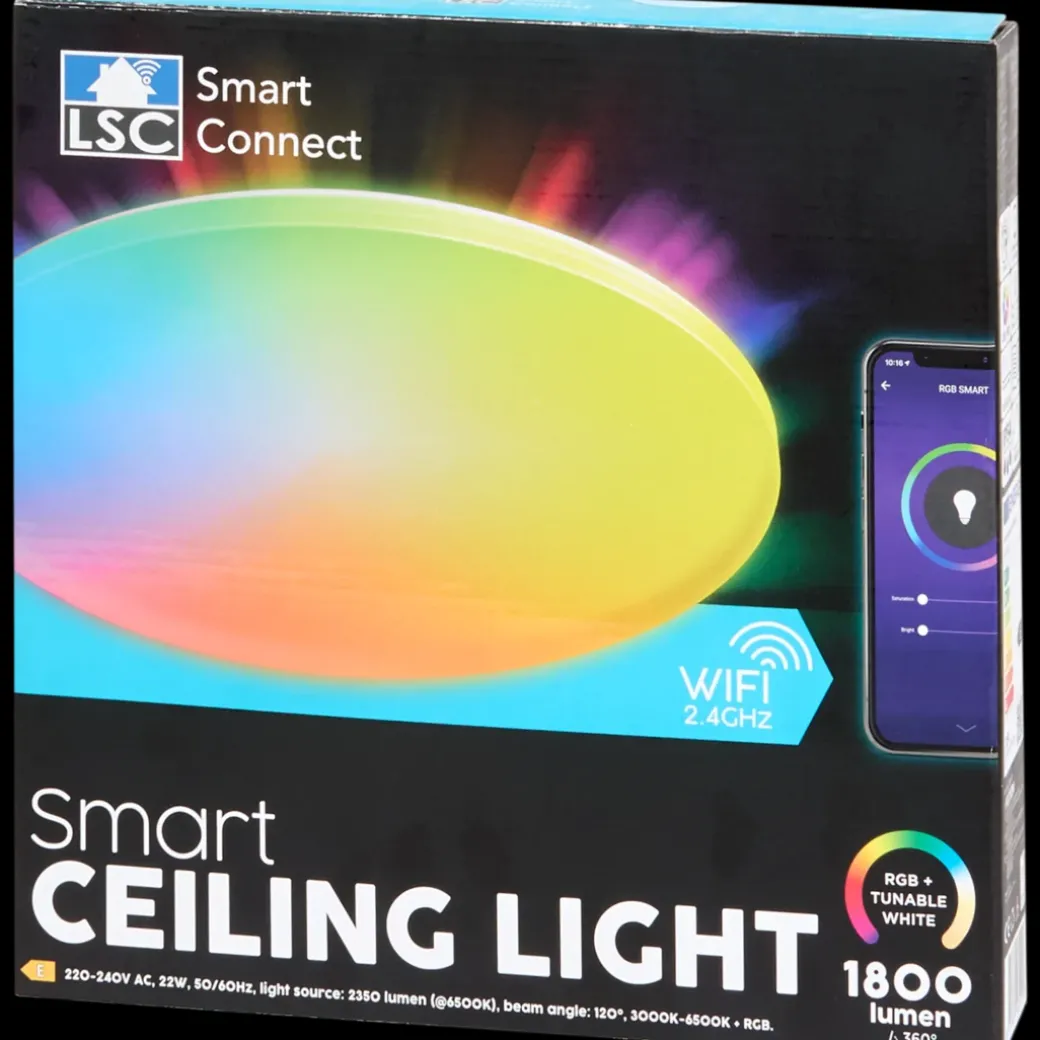 LSC Smart Connect plafonnière 19 watt 1800 lm | Action NL