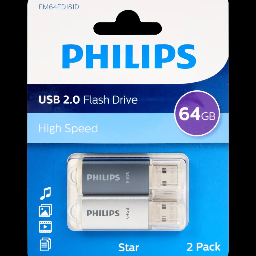 Philips USB-sticks 64 gigabytes | Action NL
