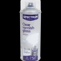 Spectrum hoogglans blanke lak transparant Transparant 400 ml | Action NL