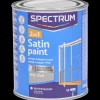 Spectrum 2-in-1 zijdeglanslak RAL 7036 Grijs 750 ml | Action NL