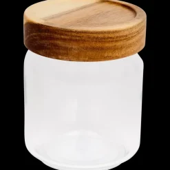 Voorraadpot met acaciadeksel 700 ml | Action NL